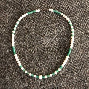Pearl and Jade necklace